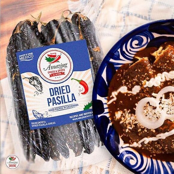 New Dried Chillis Variety Six Pack: Ancho Guajillo Pasilla Arbol Chipotle Cascab - Picture 6 of 7